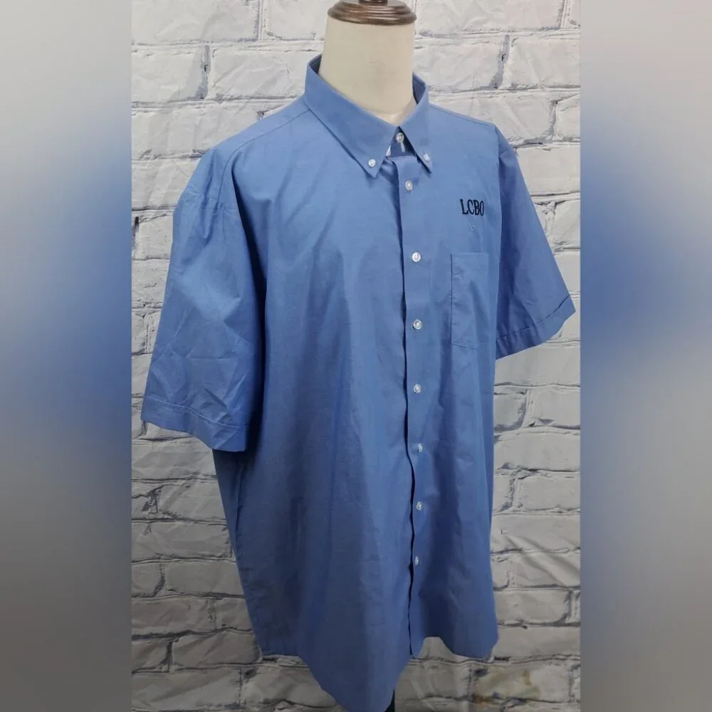 NEW LCBO Men's Uniform Shirt Logo Liquor Beer Ontario Store Size 2XL XXL